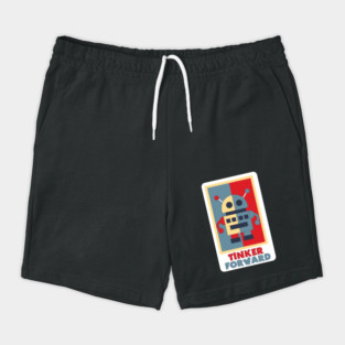 Tinker Robot Tri Color Retro Shorts