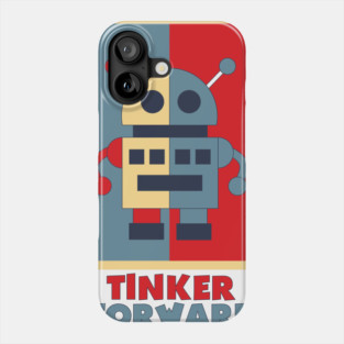 Tinker Robot Tri Color Retro Phone Case