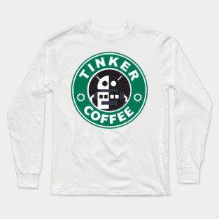 Tinker Forward Robot Coffee Long Sleeve T-Shirt