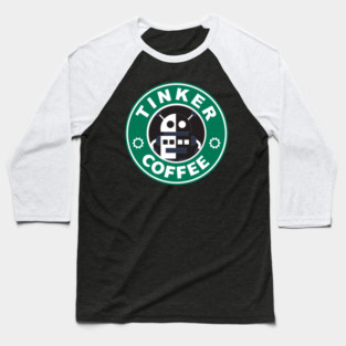 Tinker Forward Robot Coffee Baseball T-Shirt
