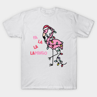 Christmas Flamingo T-Shirt