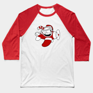 Aero Cuphead Baseball T-Shirt