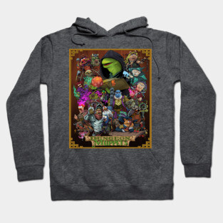 Dungeon Muppets (With Bordered Background) Hoodie