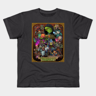 Dungeon Muppets (With Bordered Background) Kids T-Shirt