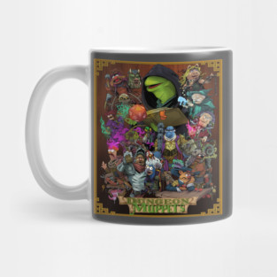 Dungeon Muppets (With Bordered Background) Mug