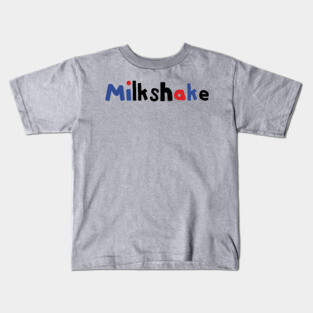 Typography Milkshake Kids T-Shirt