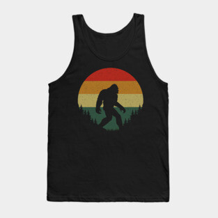 Bigfoot Retro Sunset Tank Top