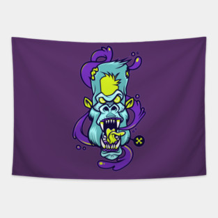 Gorilla Breath Tapestry