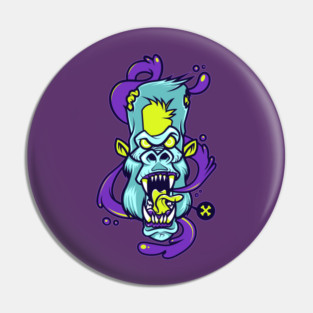 Gorilla Breath Pin