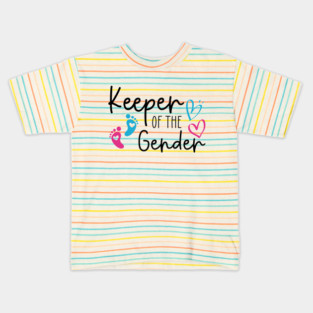 Keeper Of The Gender Shirt,Gender Reveal Shirt - Gender Reveal Party Shirt -Gender Reveal Gift, gender reveal party, gender reveal Kids T-Shirt