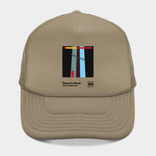 Black Celebration / Minimal Style Graphic Artwork Design Hat
