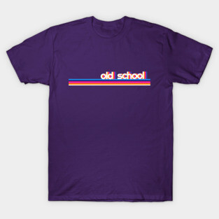 Colorful Old School Design T-Shirt
