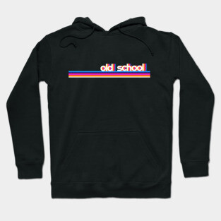 Colorful Old School Design Hoodie