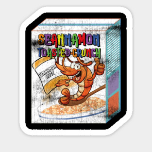 Cinnamon Shrimp Tail Seannamon Toasted Crunch Magnet