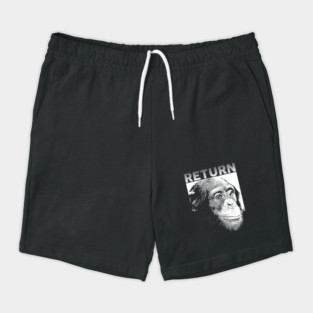 Return to Monke Simple White Shorts