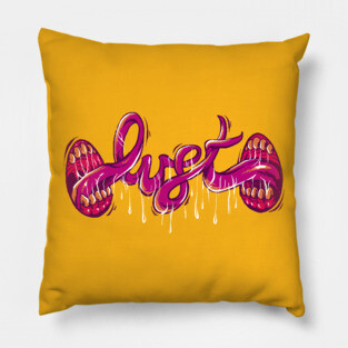 crazy lips Pillow