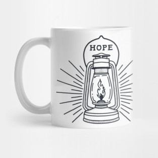 Lantern of Hope Illustration Mug