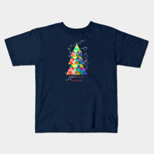 christmas tree colorful Kids T-Shirt