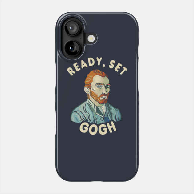 Ready, Set Gogh Phone Case by dumbshirts