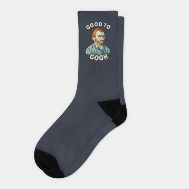 Good To Gogh Socks by dumbshirts