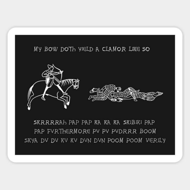 My Bow Doth Yield A Clamor Like So Magnet by dumbshirts