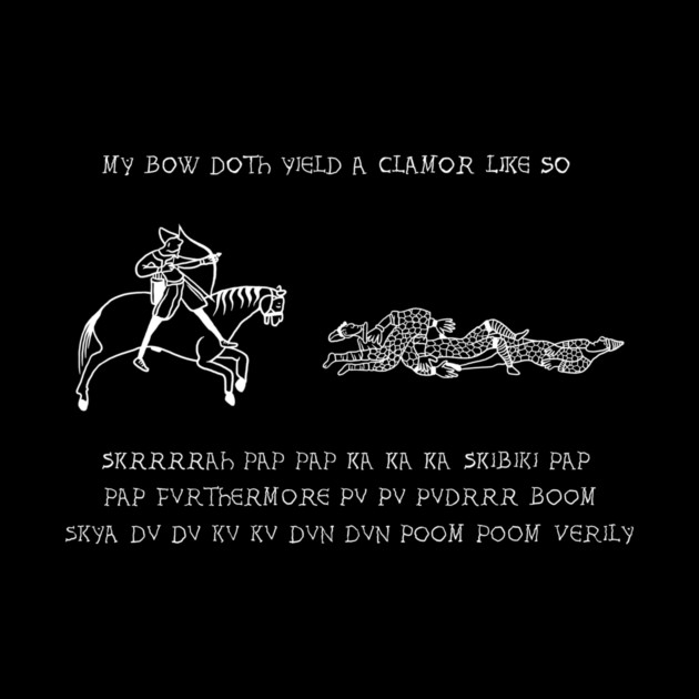 My Bow Doth Yield A Clamor Like So by dumbshirts