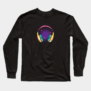 Headphones Long Sleeve T-Shirt