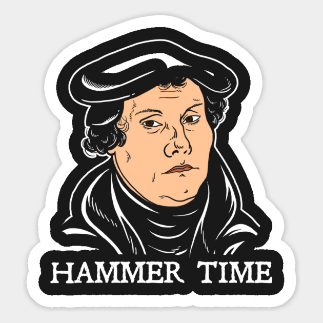 Martin Luther Hammer Time Magnet by dumbshirts