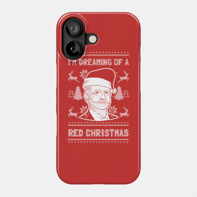 I'm Dreaming Of A Red Christmas Phone Case by dumbshirts