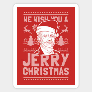 We Wish You A Jerry Christmas Sticker