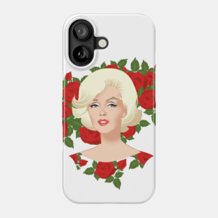 Marilyn Roses Phone Case