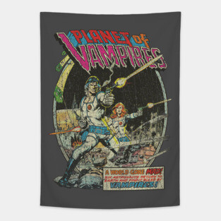 Planet of Vampires 1975 Tapestry