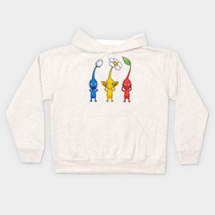 Three wise pikmin Kids Hoodie