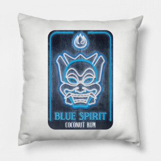 Blue Spirit Coconut Rum Pillow