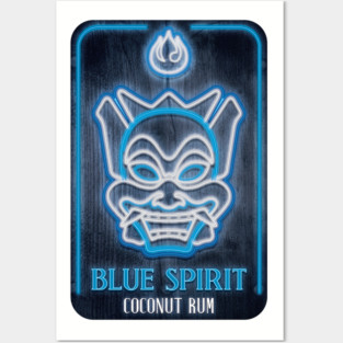 Blue Spirit Coconut Rum Posters and Art