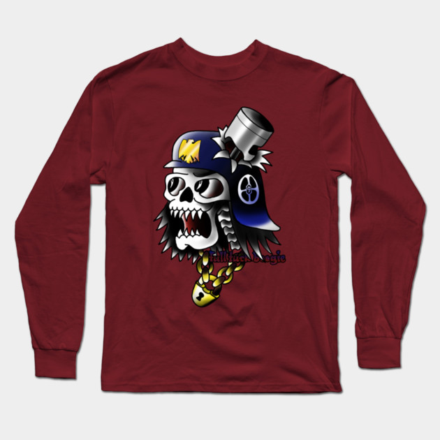 Blown Head Long Sleeve T-Shirt by FullTuckBoogie