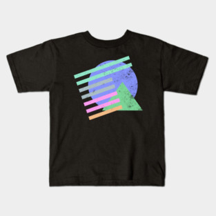 Retro 80s Abstract Sun Kids T-Shirt