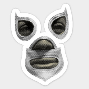 Enmascarado Plata Mexican Wrestler Legend El Santo Sticker