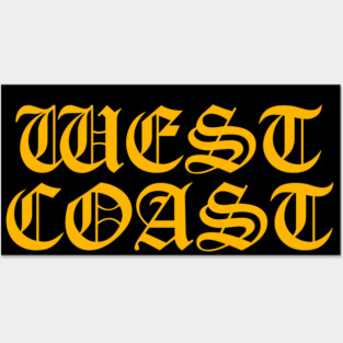 WEST COAST ))(( California Pride Old Type Posters and Art