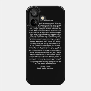 Sal's Apology Phone Case