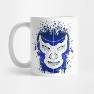 Blue Demon Lucha Libre Mexican Wrestler Legend Mug