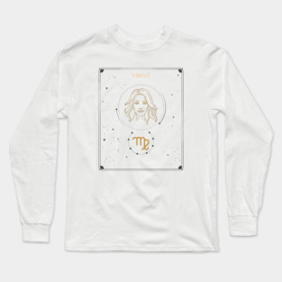 Virgo | Astrology Zodiac Sign Design Long Sleeve T-Shirt