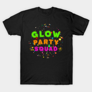 Party Squad Paint Splatter Effect T-Shirt