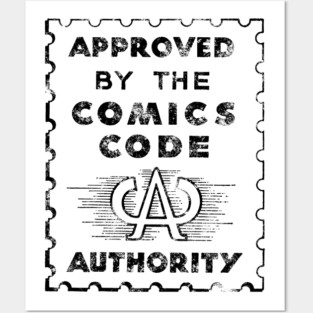 Comics Code Black Posters and Art