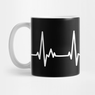My Heart Beats for Skateboarding Mug