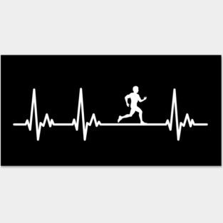 Runner Marathon Running Men Posters and Art