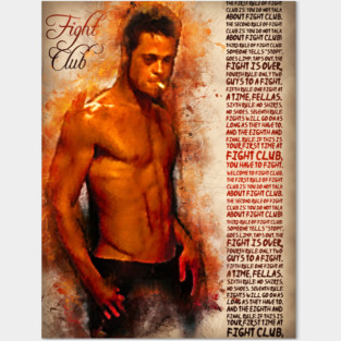Fight Club - Minimal alternative movie fanart Posters and Art