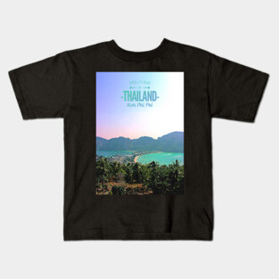 Thailand - Koh Phi Phi Island Shot Kids T-Shirt