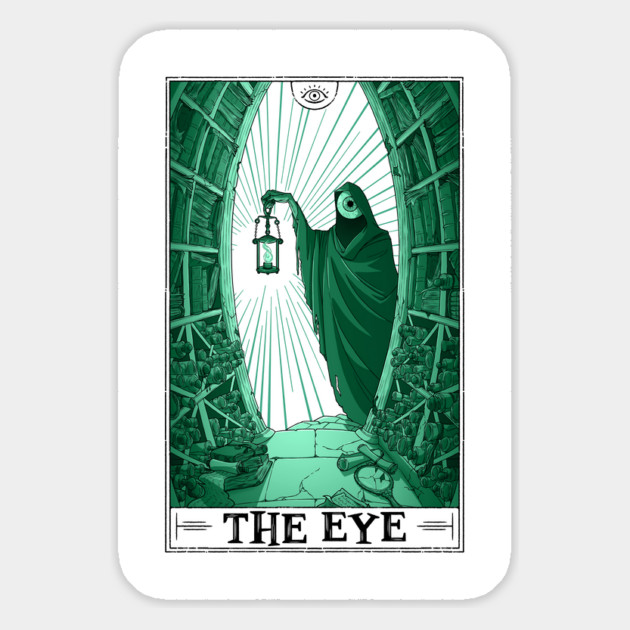 The Eye Tarot (light) Magnet by Rusty Quill