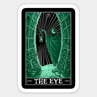 The Eye Tarotesque (dark) Sticker